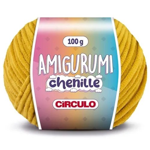 LINHA AMIGURUMI CHENILLE AMARELOS/ LARANJAS/ VERMELHOS